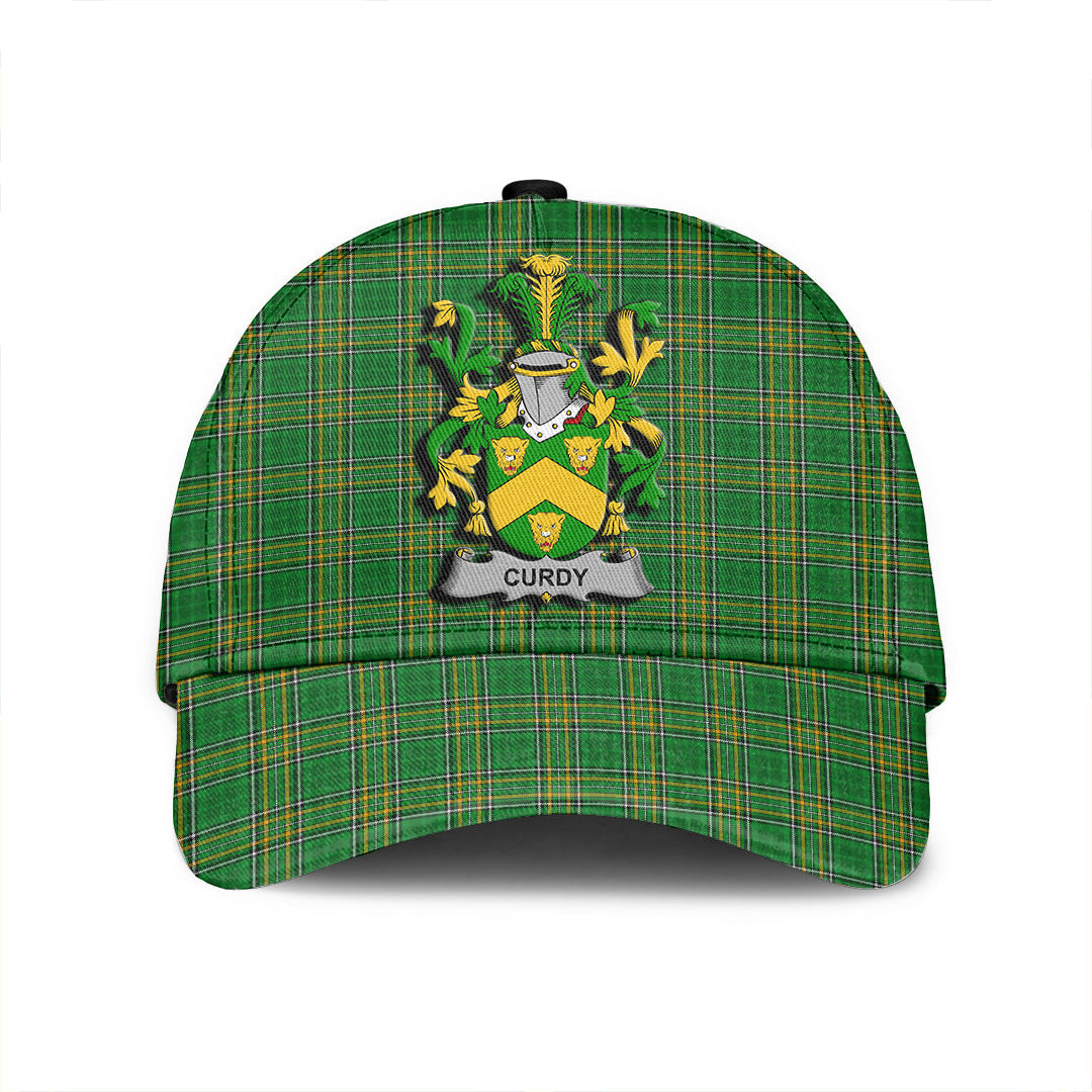 Adeenyc Cap - Curdy or McCurdy Family Crest Tartan Classic Cap Baseball Cap Hat Trucker Hats Custom Hats Gifts For Men & Women