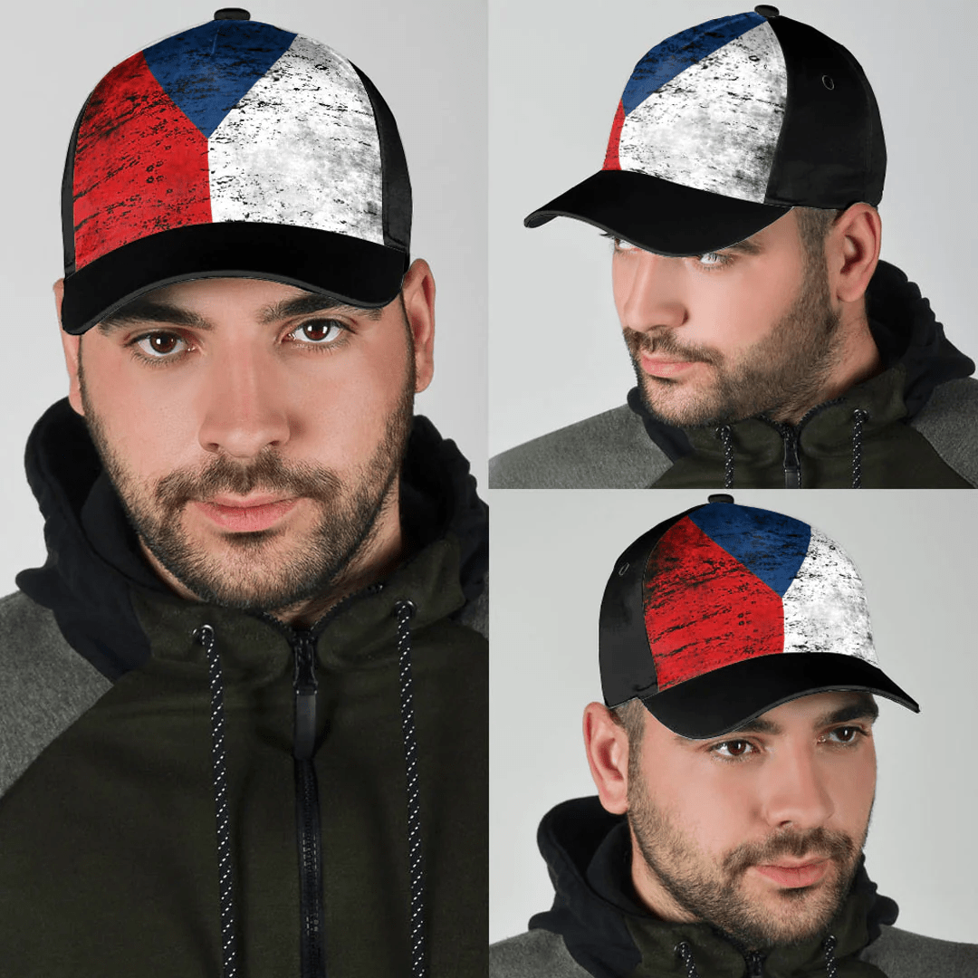 Adeenyc Cap - Czech Republic Special Grunge Classic Cap Baseball Cap Hat Trucker Hats Custom Hats Gifts For Men & Women