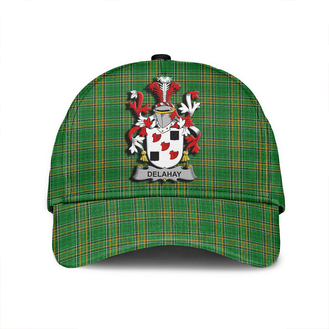 Adeenyc Cap - Delahay Family Crest Tartan Classic Cap Baseball Cap Hat Trucker Hats Custom Hats Gifts For Men & Women