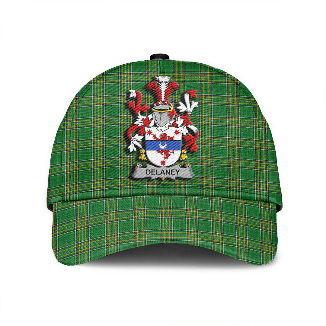Adeenyc Cap - Delaney or O Delany Family Crest Tartan Classic Cap Baseball Cap Hat Trucker Hats Custom Hats Gifts For Men & Women