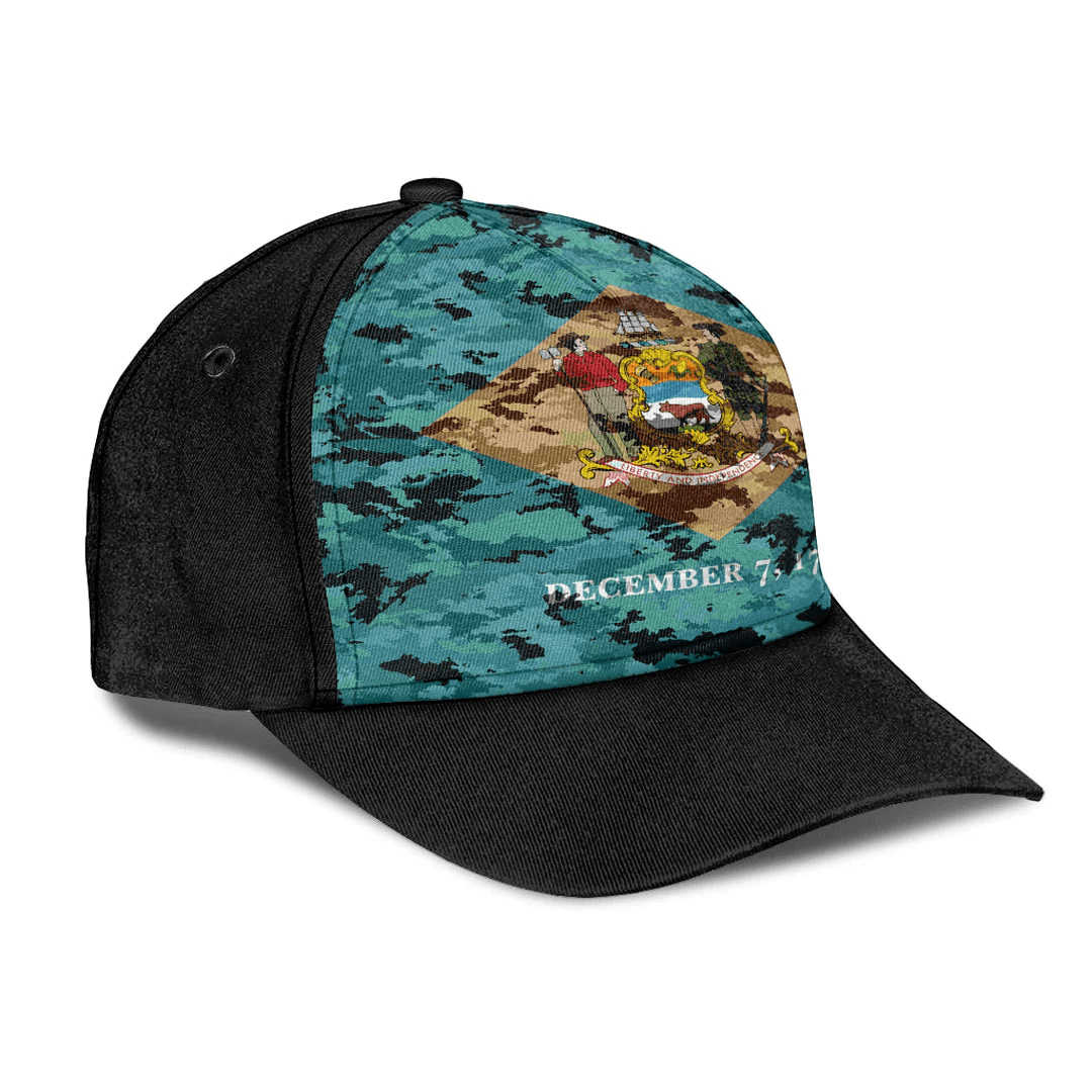 Adeenyc Cap - Delaware Camo Style Classic Cap Baseball Cap Hat Trucker Hats Custom Hats Gifts For Men & Women