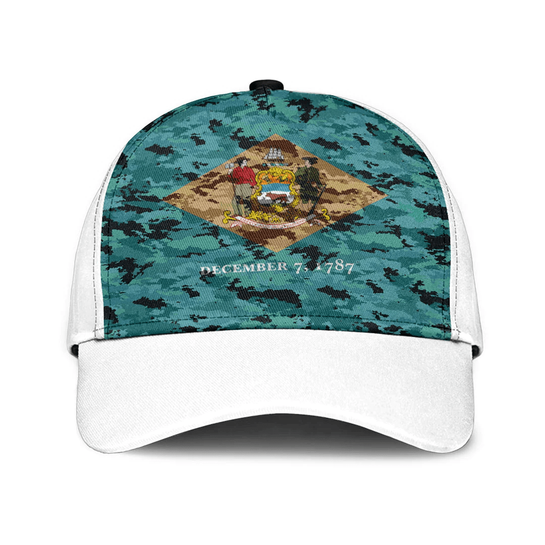 Adeenyc Cap - Delaware Camo Style Classic Cap Baseball Cap Hat Trucker Hats Custom Hats Gifts For Men & Women