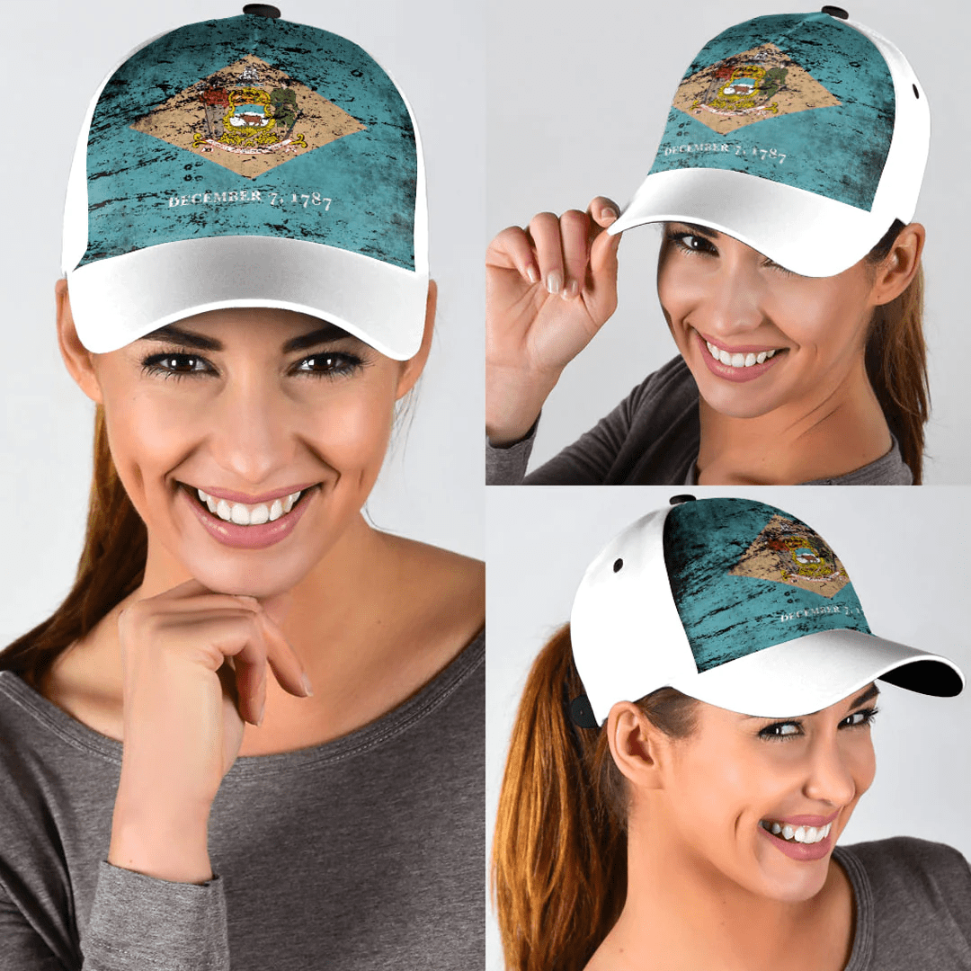 Adeenyc Cap - Delaware Special Grunge Classic Cap Baseball Cap Hat Trucker Hats Custom Hats Gifts For Men & Women