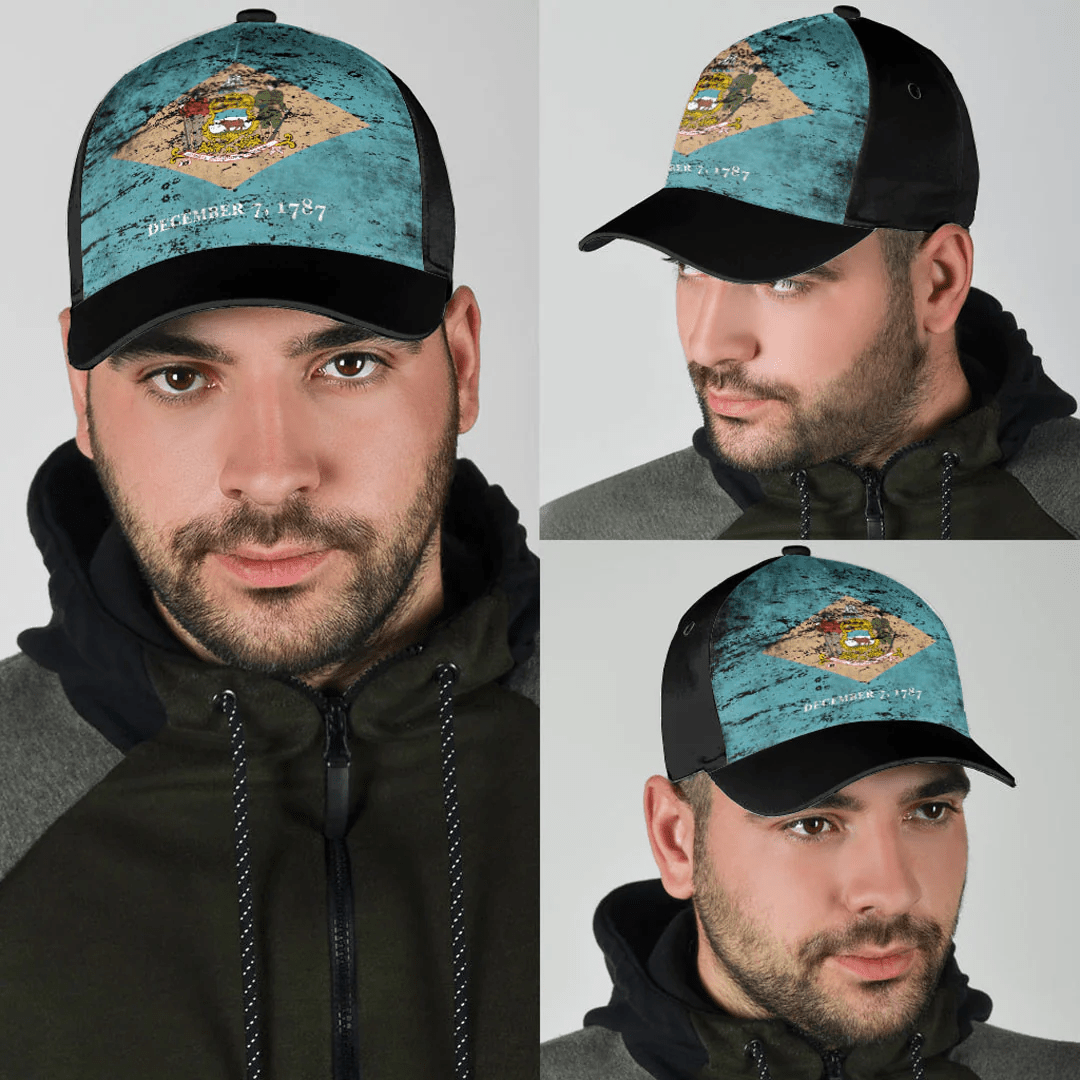 Adeenyc Cap - Delaware Special Grunge Classic Cap Baseball Cap Hat Trucker Hats Custom Hats Gifts For Men & Women