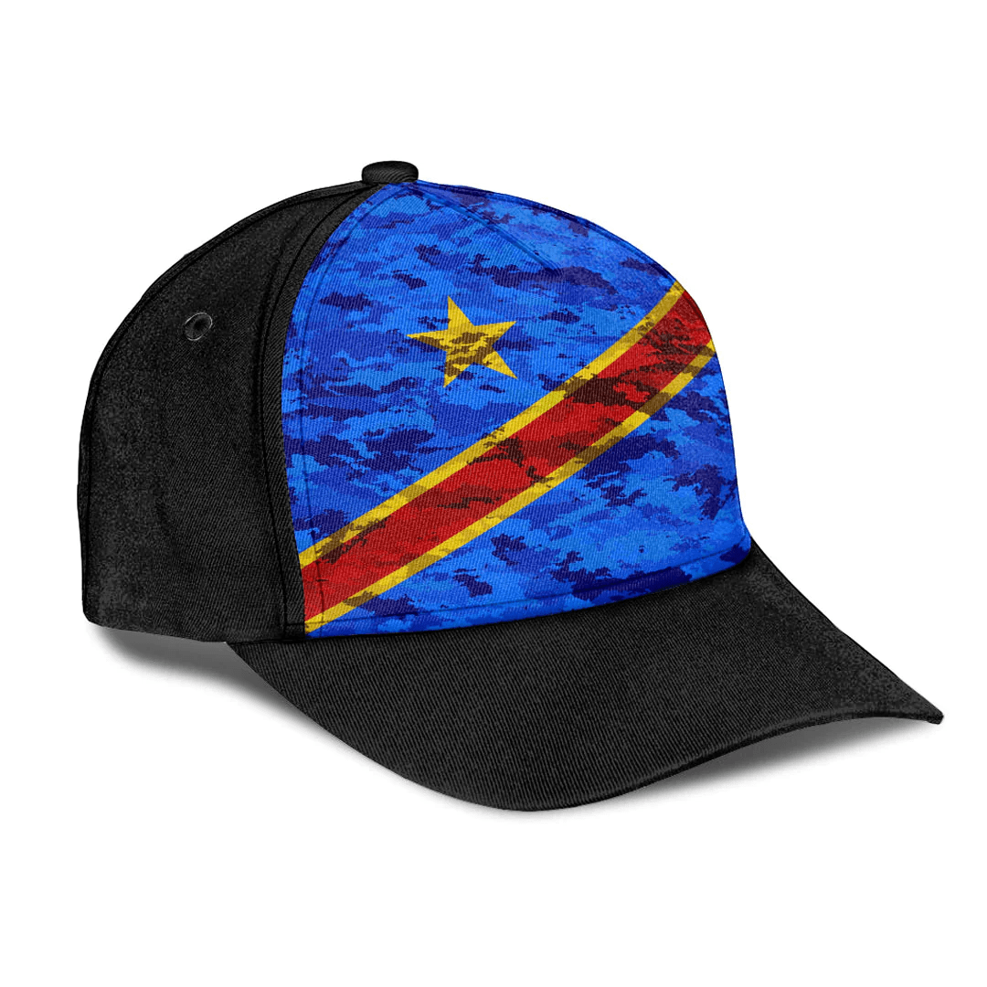 Adeenyc Cap - Democratic Republic Of The Congo Camo Style Classic Cap Baseball Cap Hat Trucker Hats Custom Hats Gifts For Men & Women