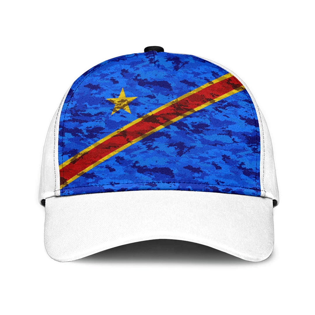Adeenyc Cap - Democratic Republic Of The Congo Camo Style Classic Cap Baseball Cap Hat Trucker Hats Custom Hats Gifts For Men & Women