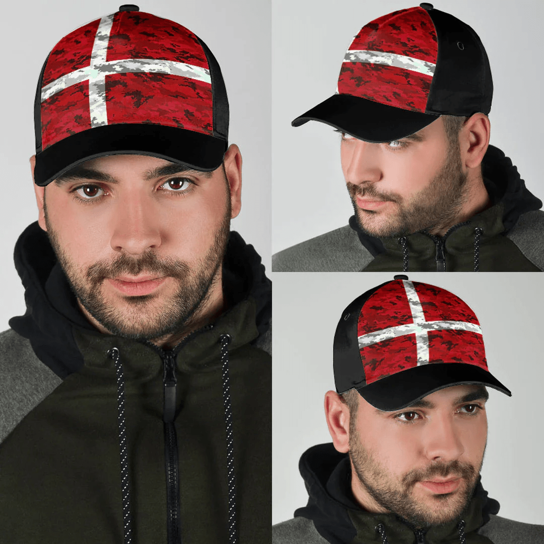 Adeenyc Cap - Denmark Camo Style Classic Cap Baseball Cap Hat Trucker Hats Custom Hats Gifts For Men & Women