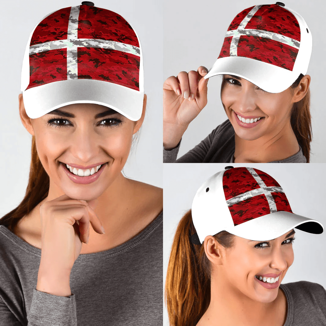 Adeenyc Cap - Denmark Camo Style Classic Cap Baseball Cap Hat Trucker Hats Custom Hats Gifts For Men & Women