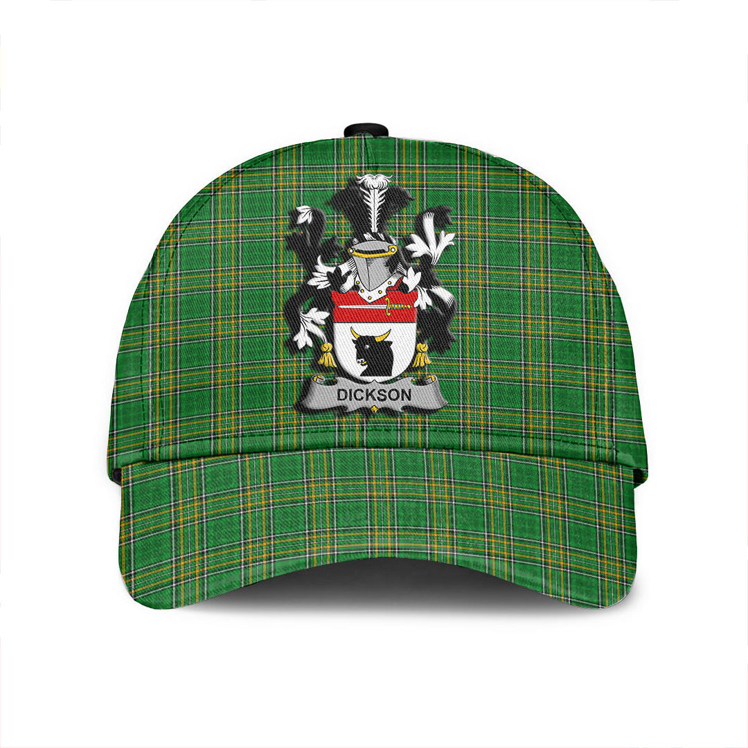 Adeenyc Cap - Dickson Family Crest Tartan Classic Cap Baseball Cap Hat Trucker Hats Custom Hats Gifts For Men & Women
