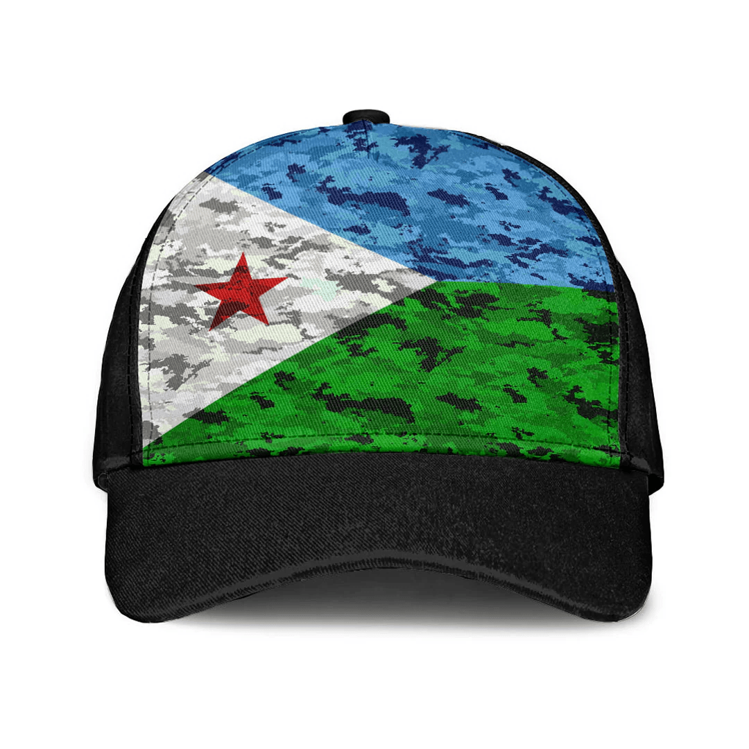 Adeenyc Cap - Djibouti Camo Style Classic Cap Baseball Cap Hat Trucker Hats Custom Hats Gifts For Men & Women