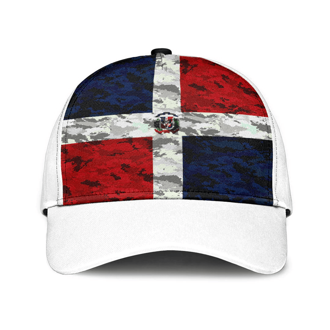 Adeenyc Cap - Dominican Republic Camo Style Classic Cap Baseball Cap Hat Trucker Hats Custom Hats Gifts For Men & Women