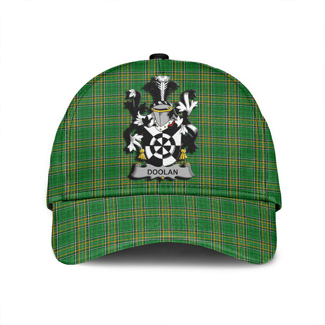 Adeenyc Cap - Doolan or O Doolan Family Crest Tartan Classic Cap Baseball Cap Hat Trucker Hats Custom Hats Gifts For Men & Women