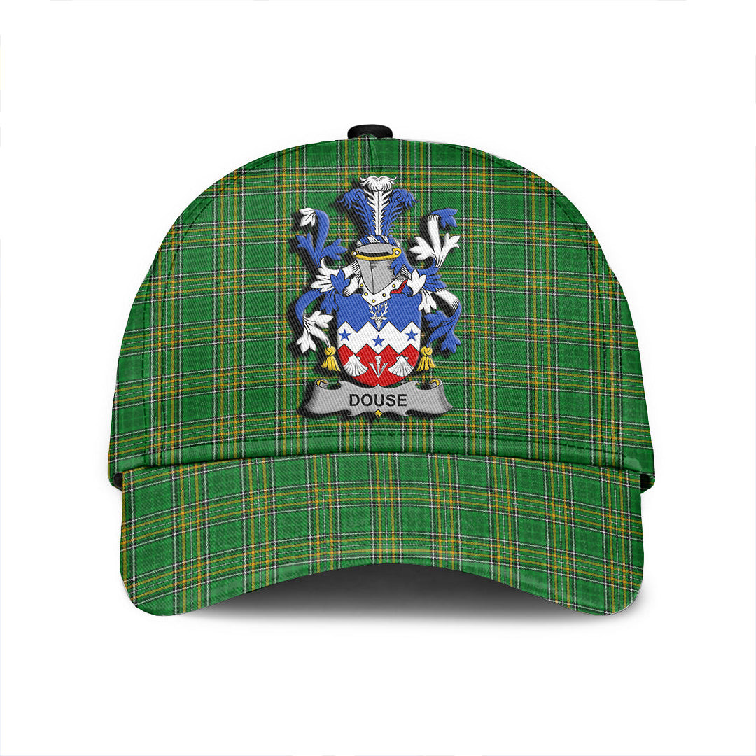 Adeenyc Cap - Douse or Dowse Family Crest Tartan Classic Cap Baseball Cap Hat Trucker Hats Custom Hats Gifts For Men & Women
