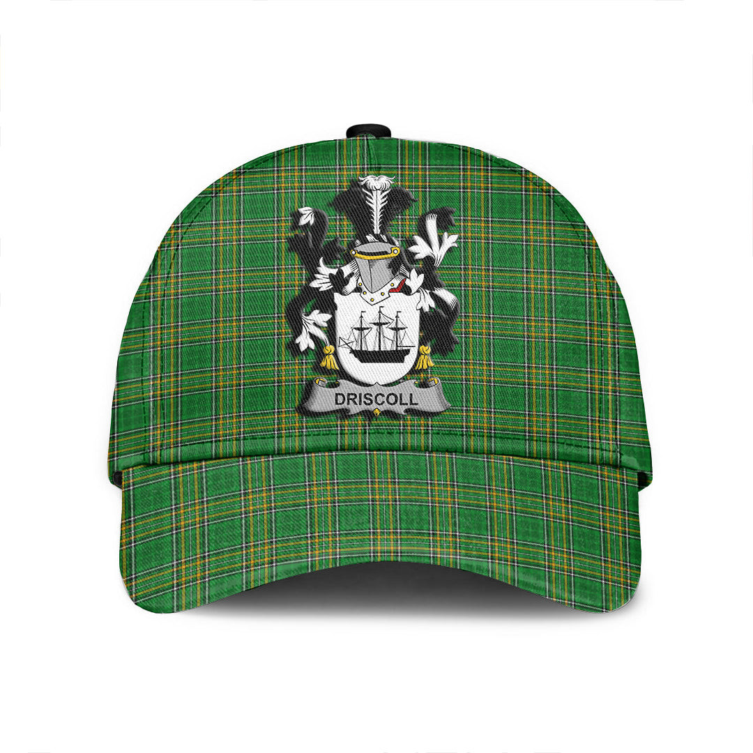 Adeenyc Cap - Driscoll or O Driscoll Family Crest Tartan Classic Cap Baseball Cap Hat Trucker Hats Custom Hats Gifts For Men & Women