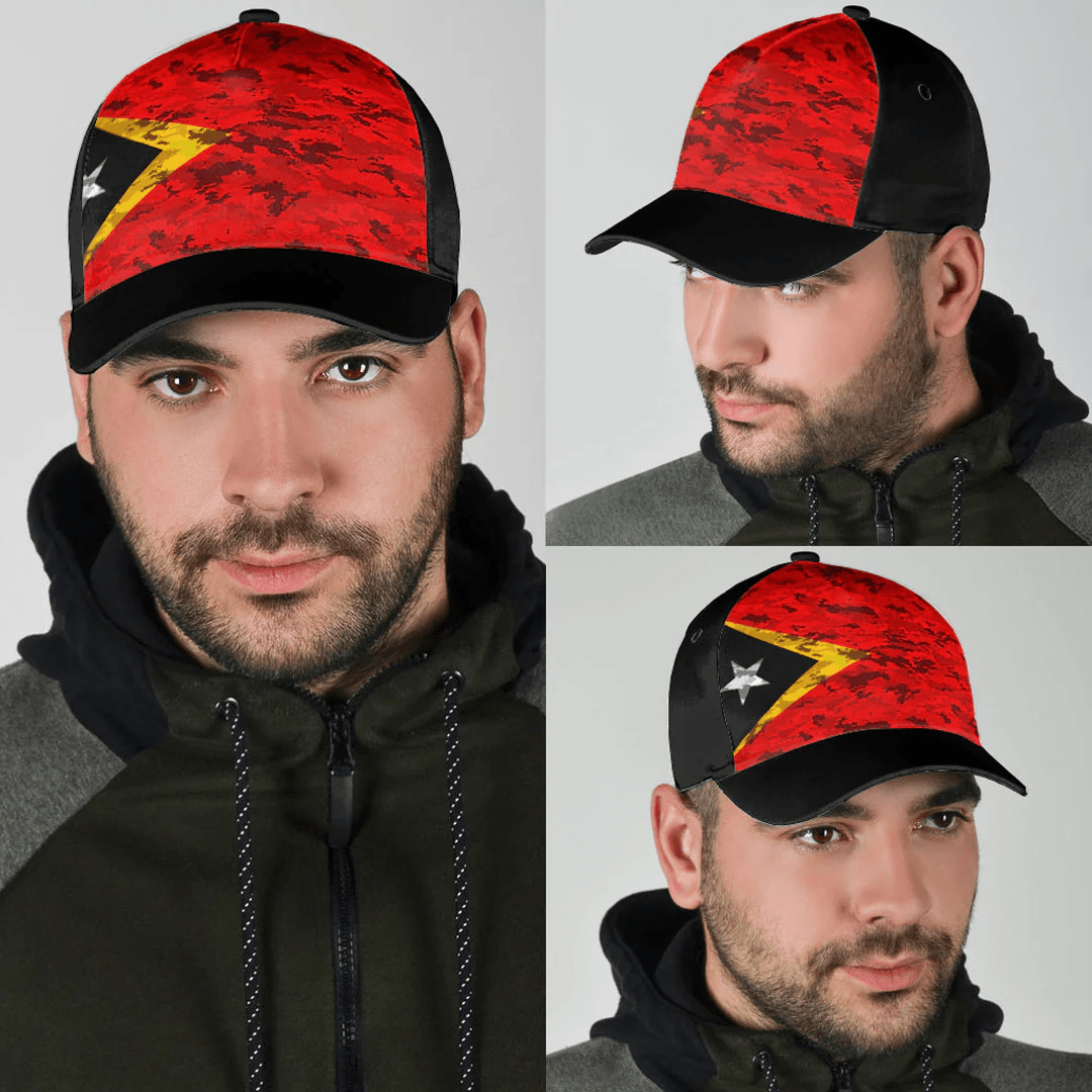 Adeenyc Cap - East Timor Camo Style Classic Cap Baseball Cap Hat Trucker Hats Custom Hats Gifts For Men & Women
