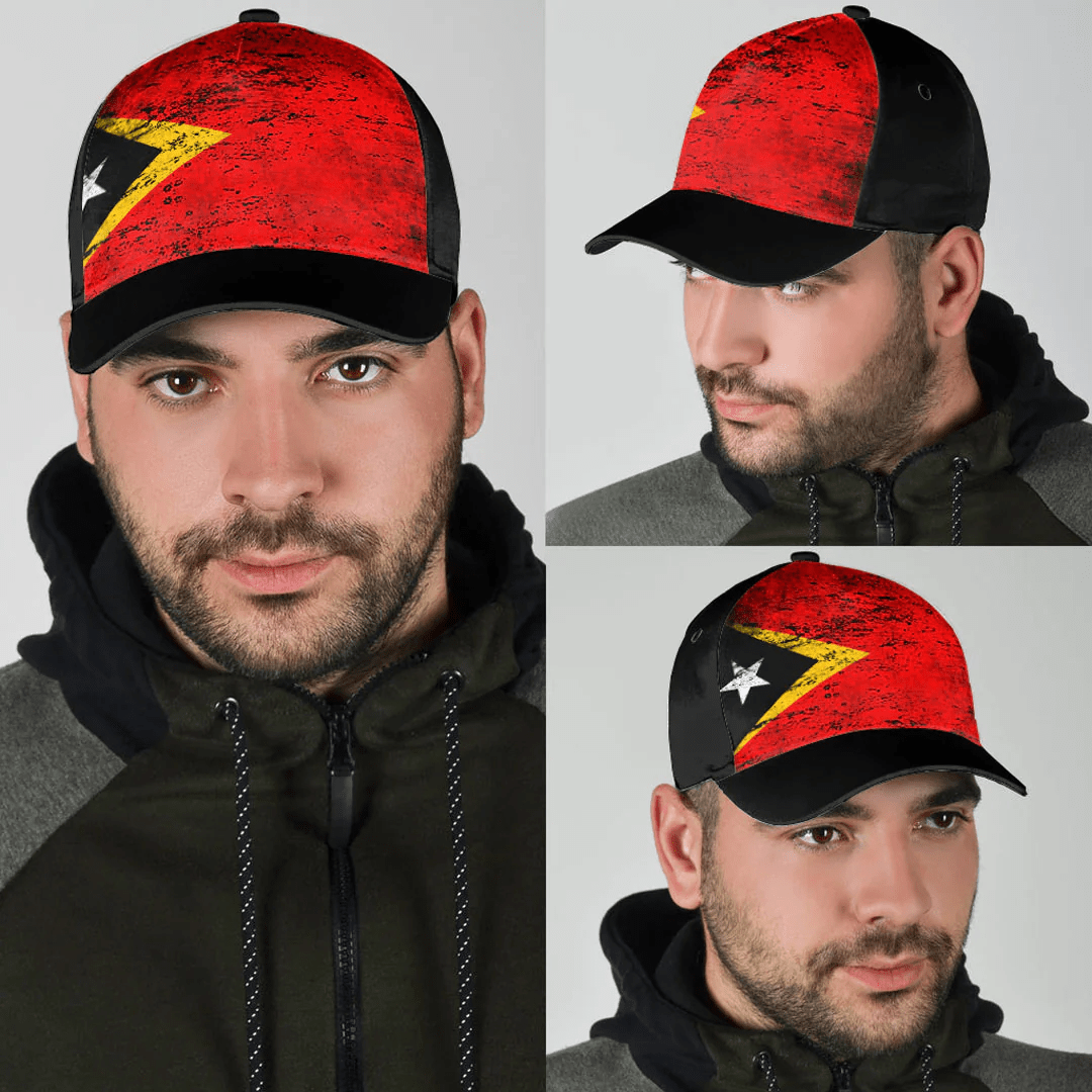 Adeenyc Cap - East Timor Special Grunge Classic Cap Baseball Cap Hat Trucker Hats Custom Hats Gifts For Men & Women