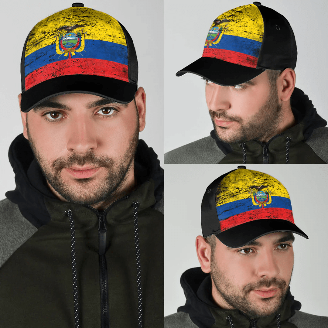 Adeenyc Cap - Ecuador Special Grunge Classic Cap Baseball Cap Hat Trucker Hats Custom Hats Gifts For Men & Women