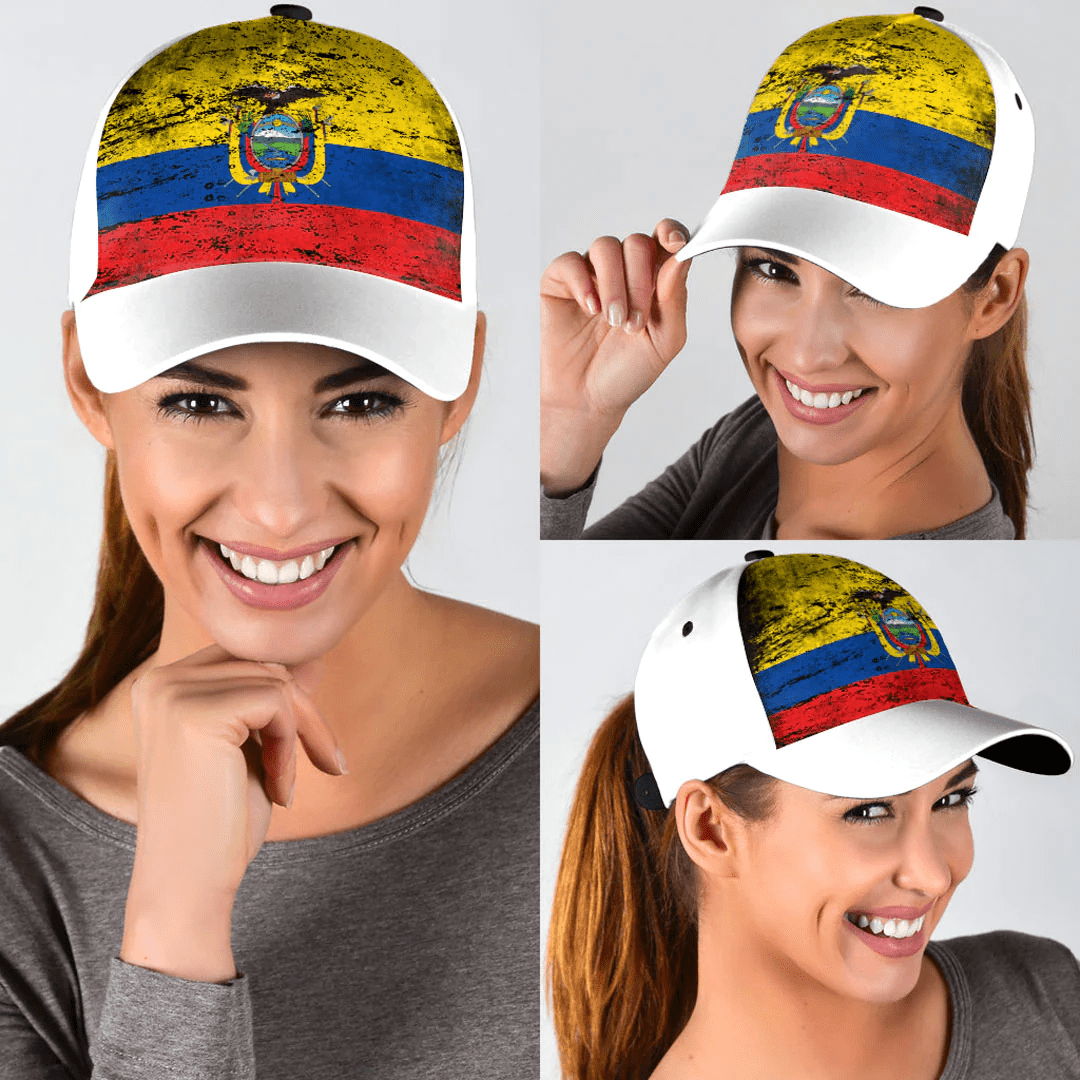 Adeenyc Cap - Ecuador Special Grunge Classic Cap Baseball Cap Hat Trucker Hats Custom Hats Gifts For Men & Women
