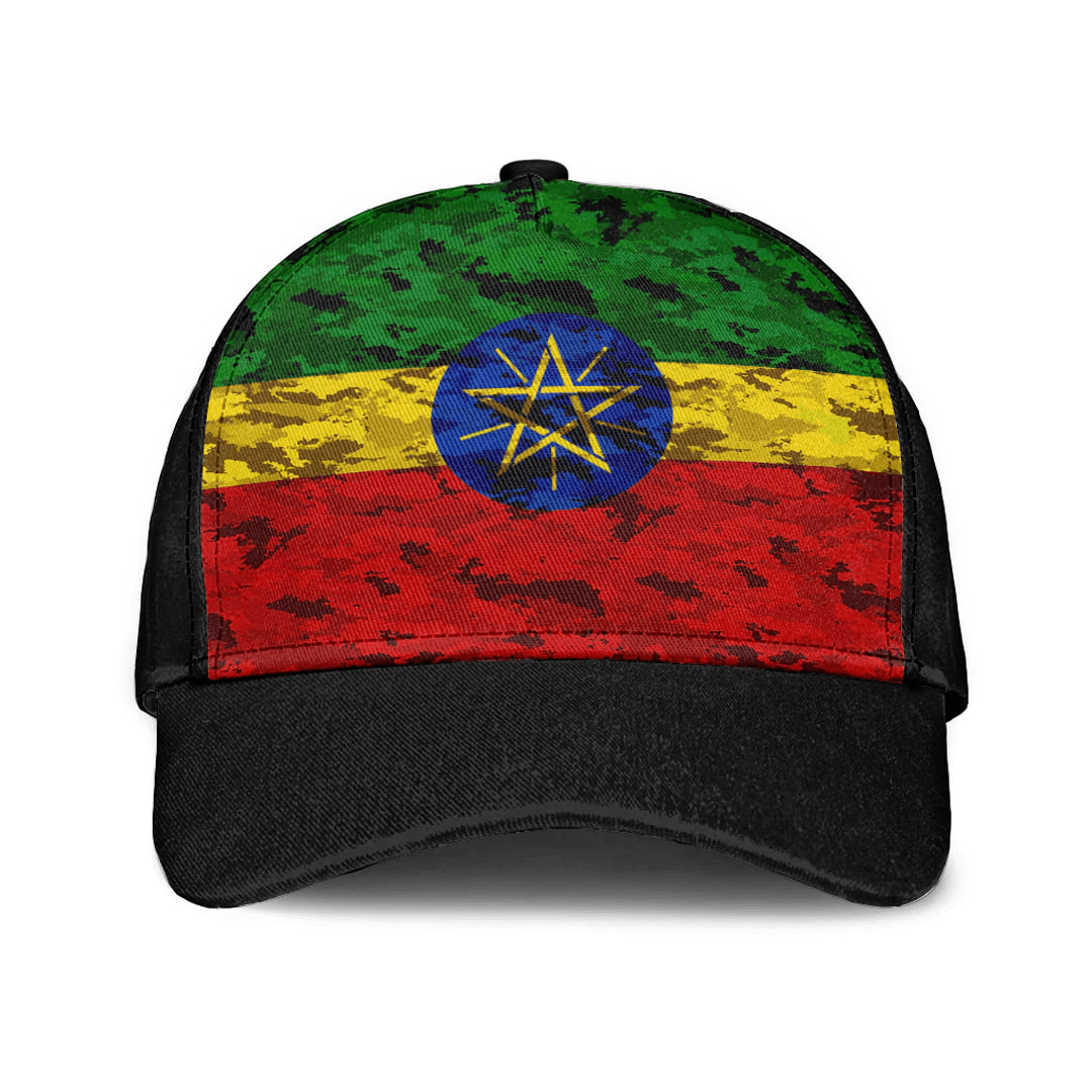Adeenyc Cap - Ehiopia Camo Style Classic Cap Baseball Cap Hat Trucker Hats Custom Hats Gifts For Men & Women