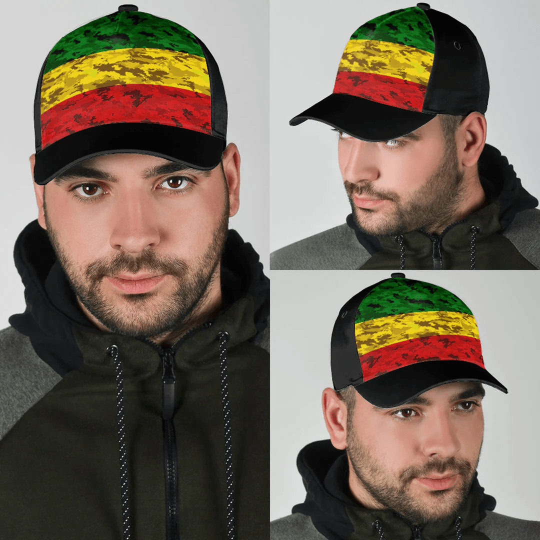 Adeenyc Cap - Ehiopia Camo Style Classic Cap Baseball Cap Hat Trucker Hats Custom Hats Gifts For Men & Women