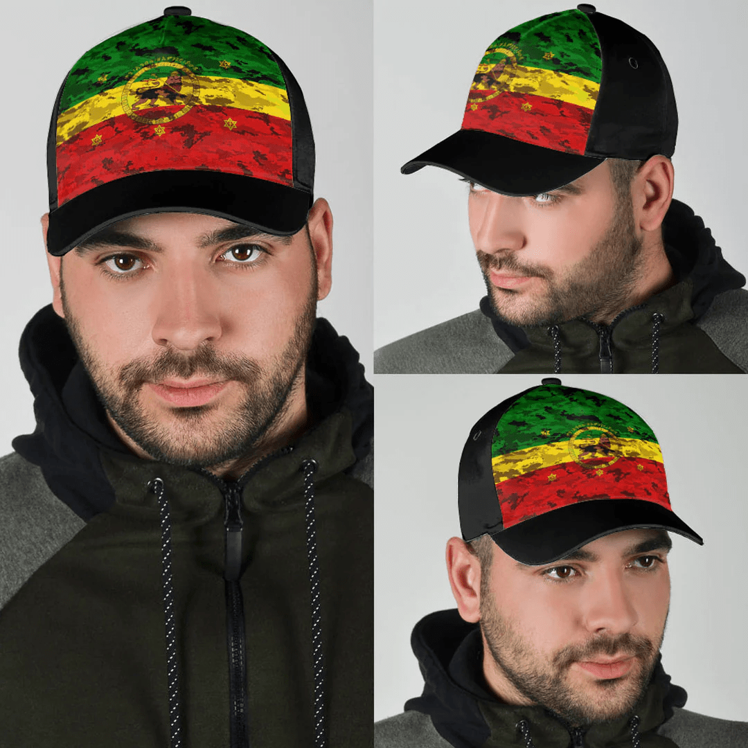 Adeenyc Cap - Ehiopia Camo Style Classic Cap Baseball Cap Hat Trucker Hats Custom Hats Gifts For Men & Women