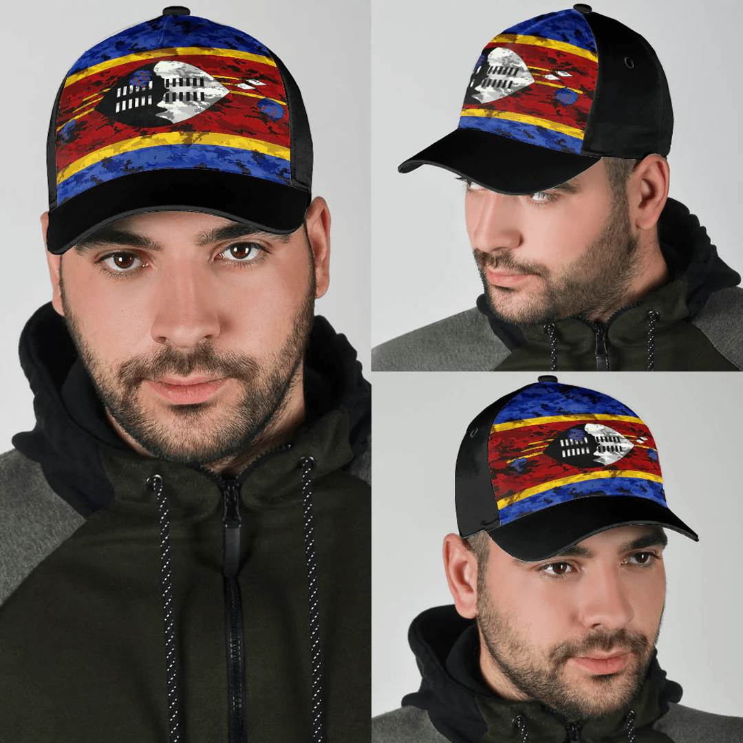 Adeenyc Cap - Eswatini Camo Style Classic Cap Baseball Cap Hat Trucker Hats Custom Hats Gifts For Men & Women