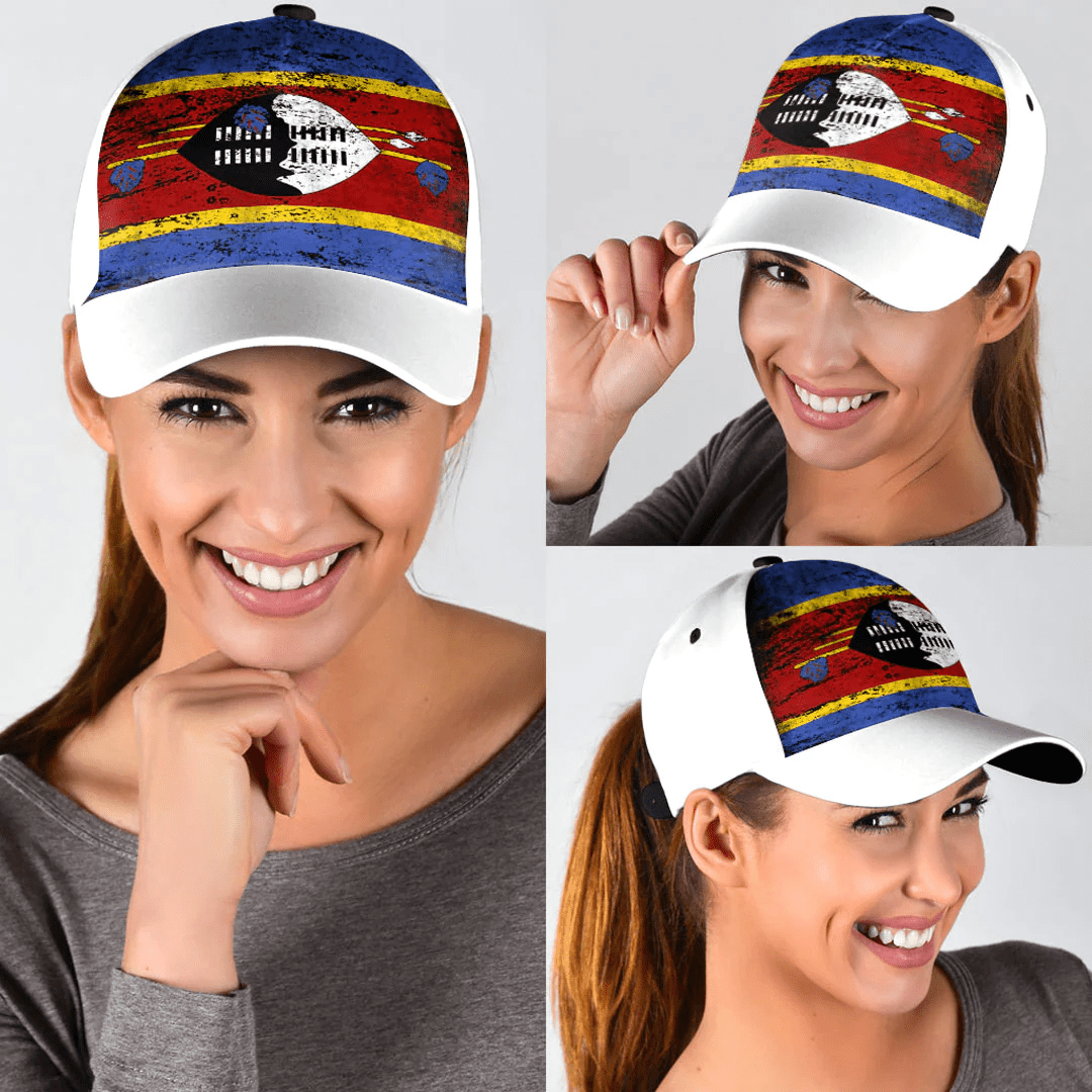 Adeenyc Cap - Eswatini Special Grunge Classic Cap Baseball Cap Hat Trucker Hats Custom Hats Gifts For Men & Women