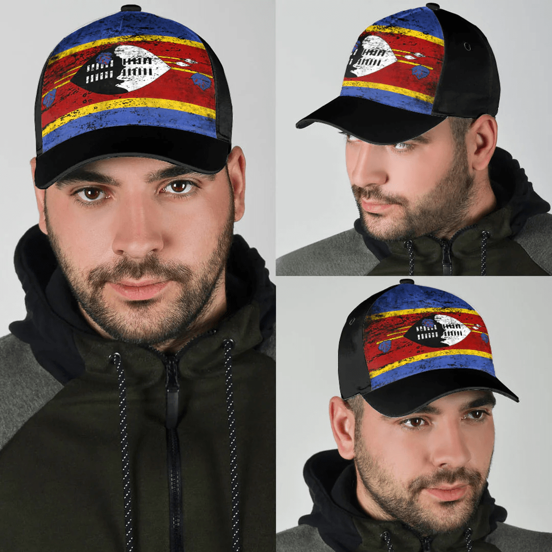 Adeenyc Cap - Eswatini Special Grunge Classic Cap Baseball Cap Hat Trucker Hats Custom Hats Gifts For Men & Women