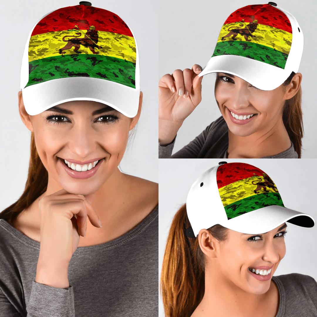 Adeenyc Cap - Ethiopia Camo Style Classic Cap Baseball Cap Hat Trucker Hats Custom Hats Gifts For Men & Women