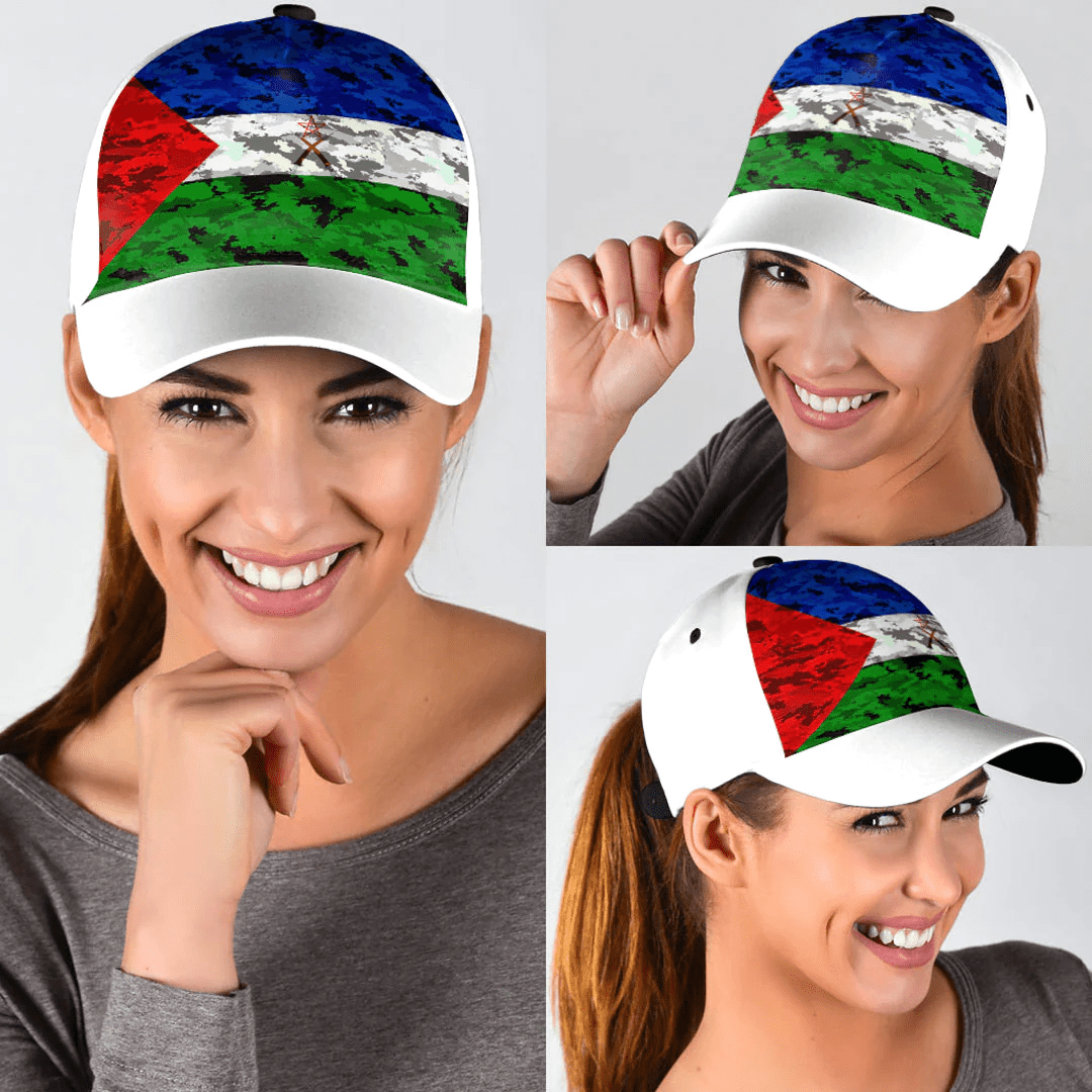 Adeenyc Cap - Ethiopia Of The Afar Region Camo Style Classic Cap Baseball Cap Hat Trucker Hats Custom Hats Gifts For Men & Women