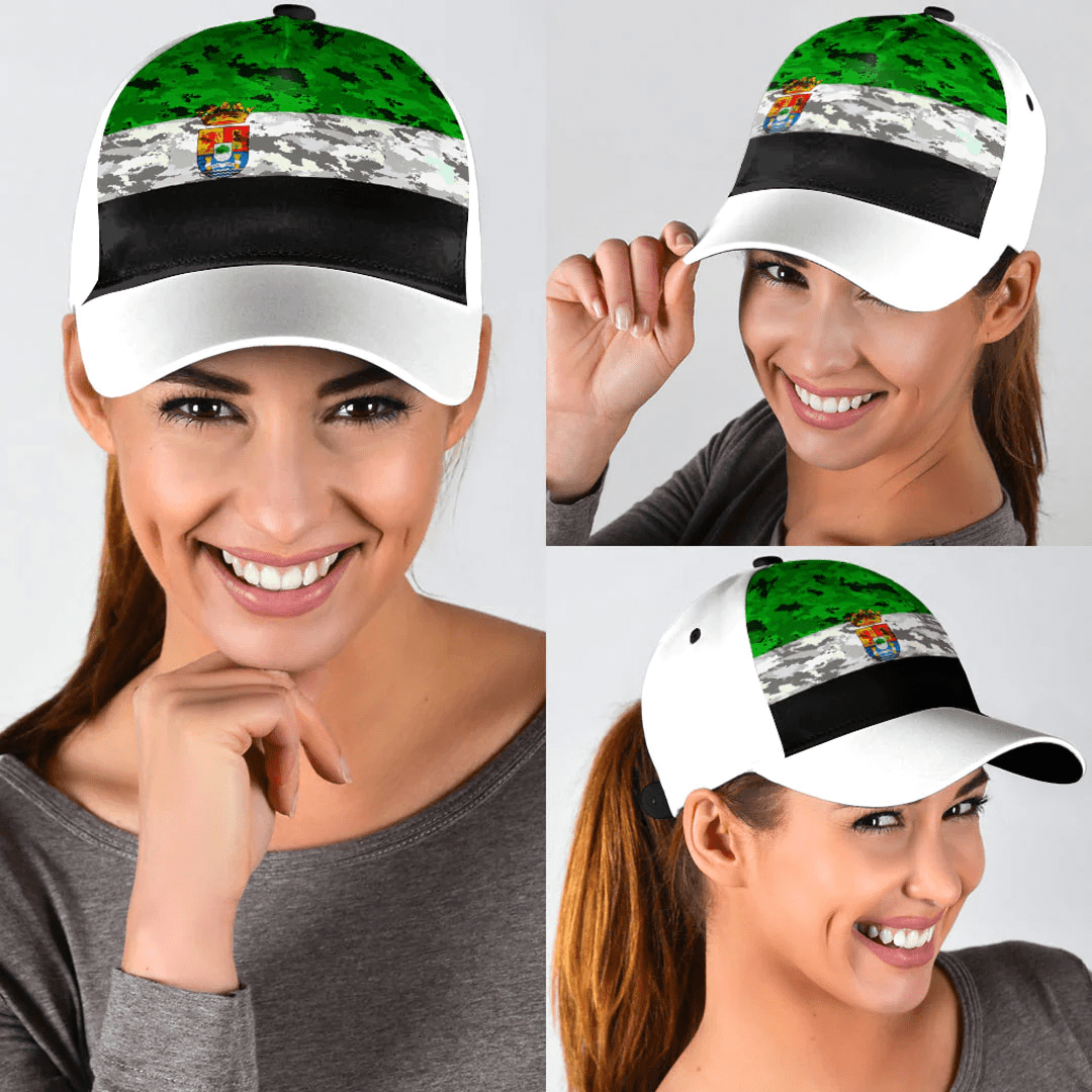 Adeenyc Cap - Extremadura Camo Style Classic Cap Baseball Cap Hat Trucker Hats Custom Hats Gifts For Men & Women