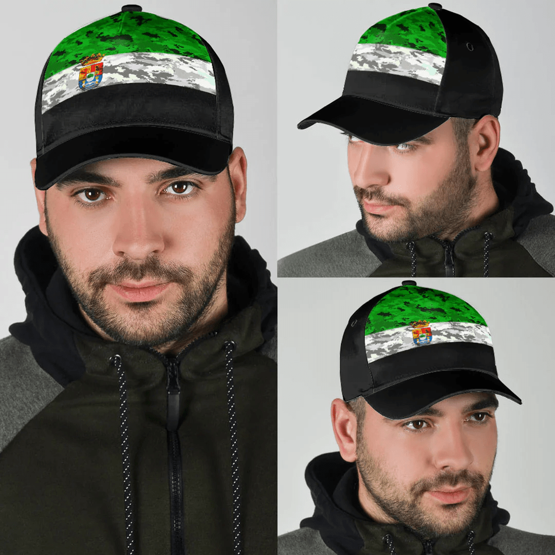 Adeenyc Cap - Extremadura Camo Style Classic Cap Baseball Cap Hat Trucker Hats Custom Hats Gifts For Men & Women