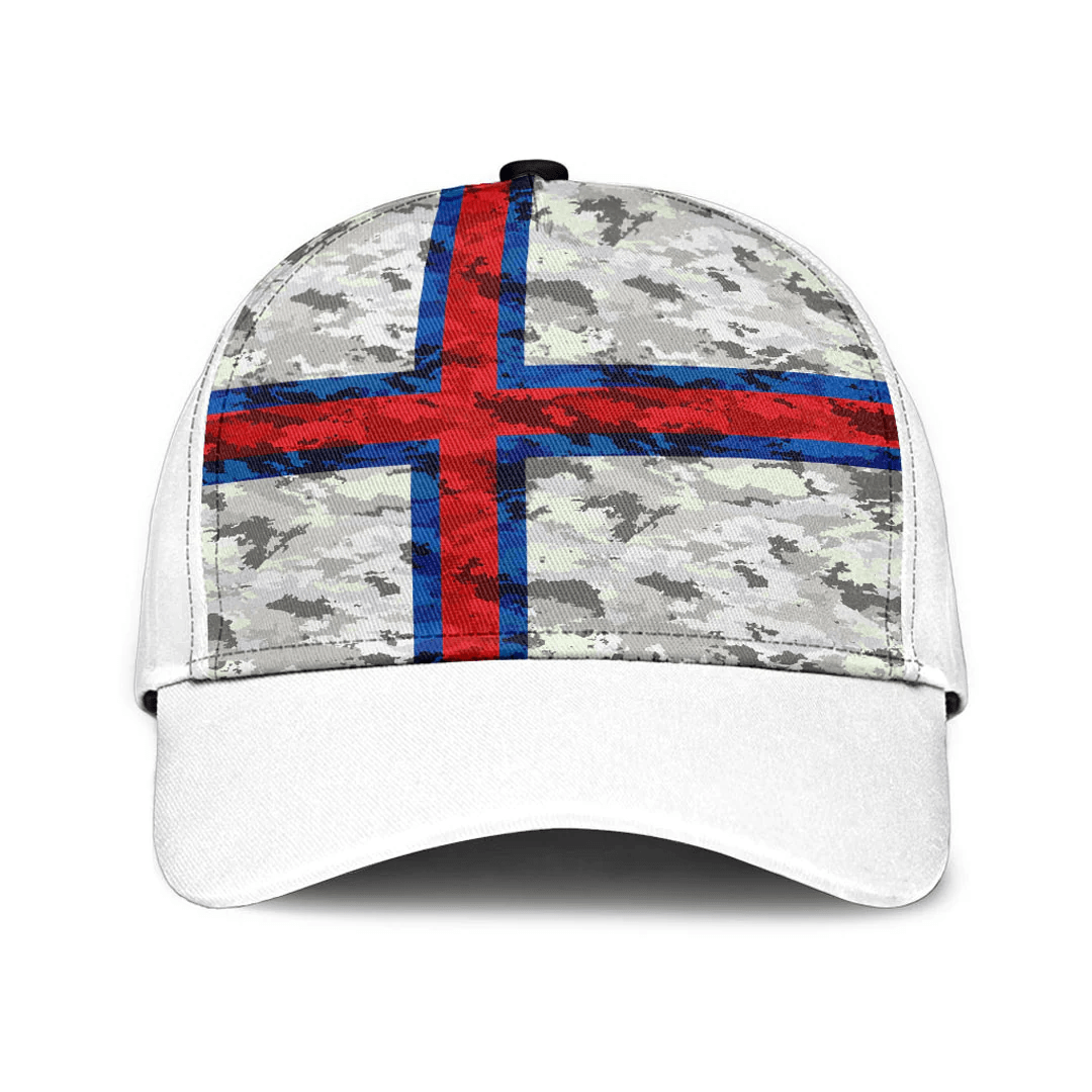 Adeenyc Cap - Faroe Islands Camo Style Classic Cap Baseball Cap Hat Trucker Hats Custom Hats Gifts For Men & Women