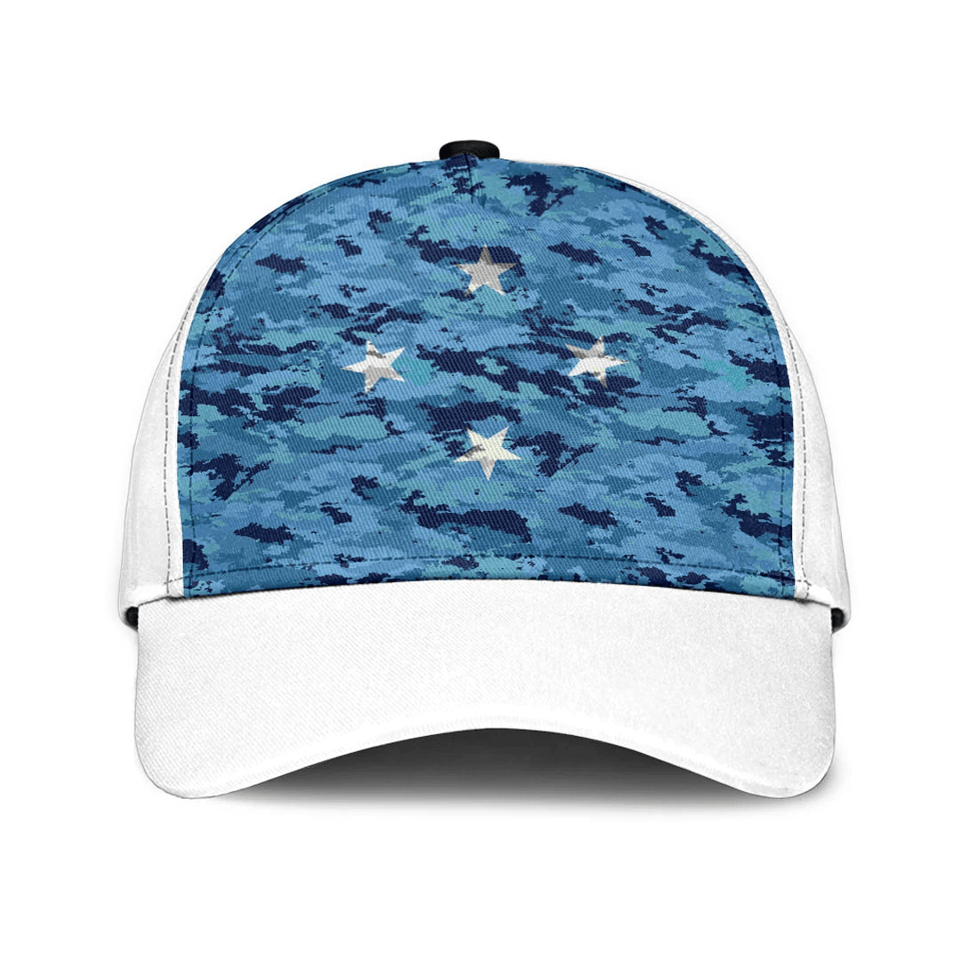 Adeenyc Cap - Fed States Of Micronesia Camo Style Classic Cap Baseball Cap Hat Trucker Hats Custom Hats Gifts For Men & Women