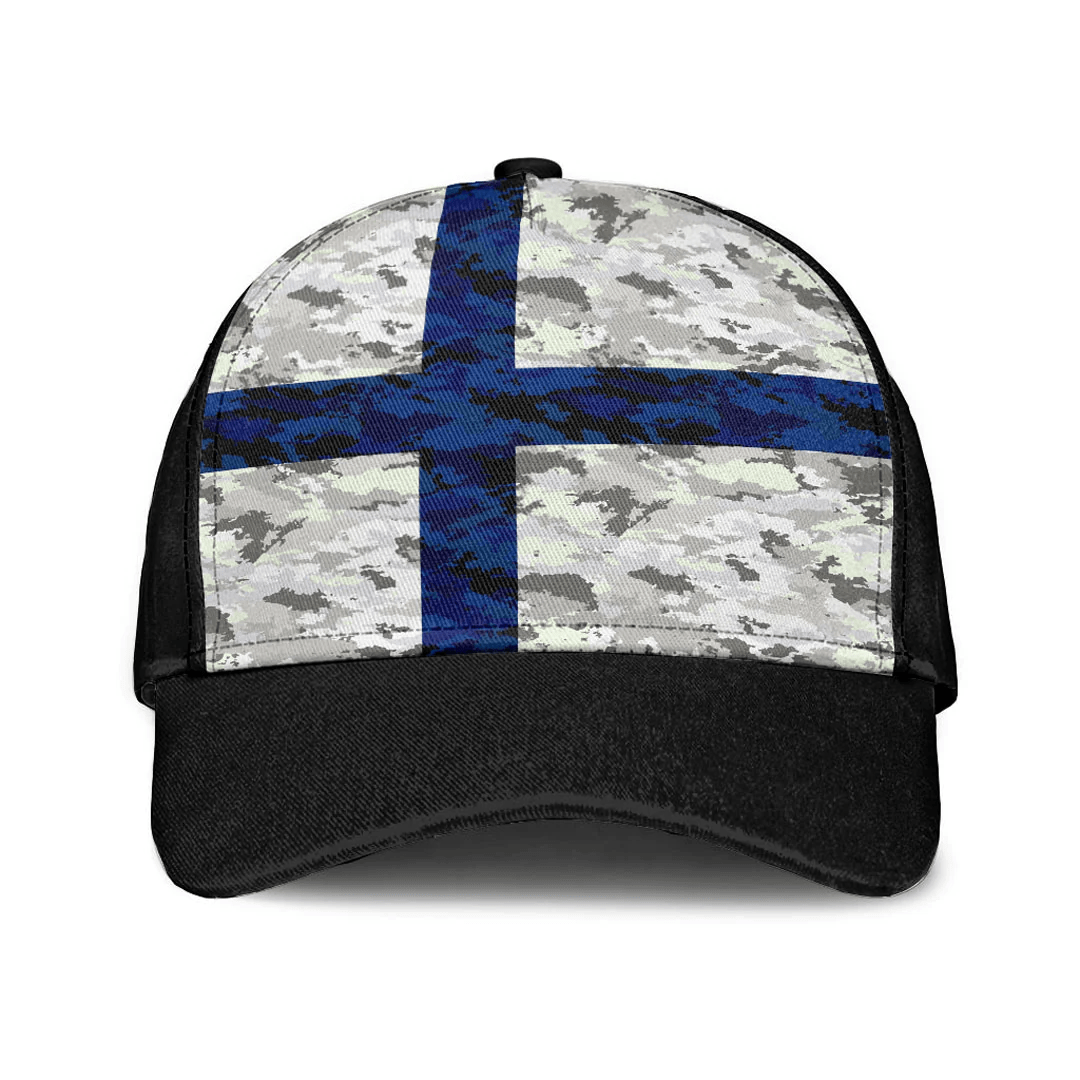 Adeenyc Cap - Finland Camo Style Classic Cap Baseball Cap Hat Trucker Hats Custom Hats Gifts For Men & Women
