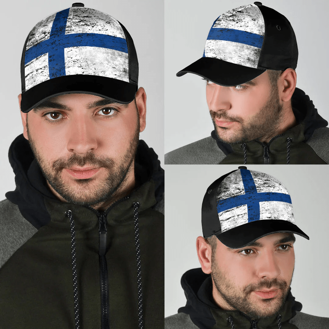Adeenyc Cap - Finland Special Grunge Classic Cap Baseball Cap Hat Trucker Hats Custom Hats Gifts For Men & Women