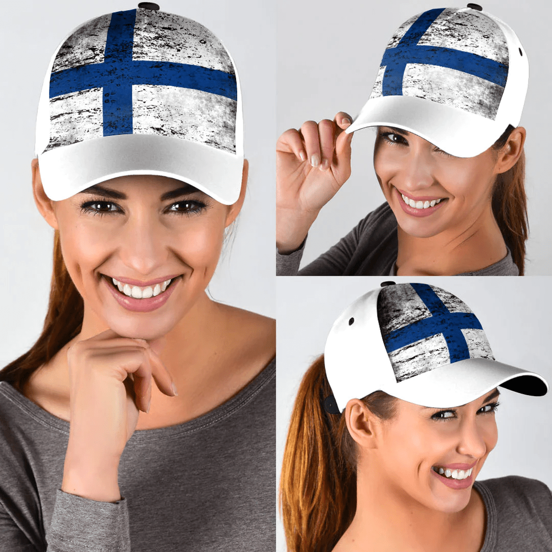 Adeenyc Cap - Finland Special Grunge Classic Cap Baseball Cap Hat Trucker Hats Custom Hats Gifts For Men & Women