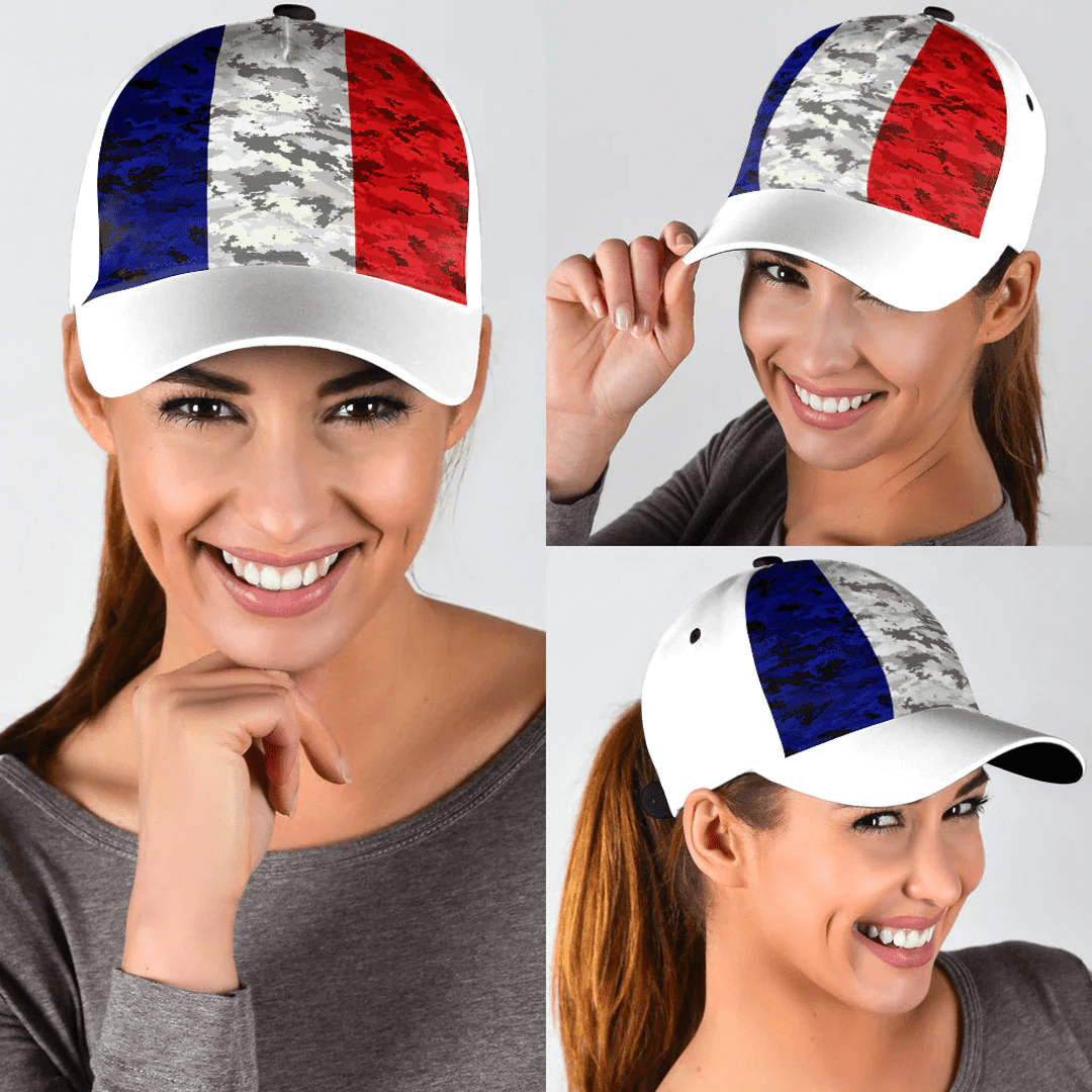 Adeenyc Cap - France Camo Style Classic Cap Baseball Cap Hat Trucker Hats Custom Hats Gifts For Men & Women