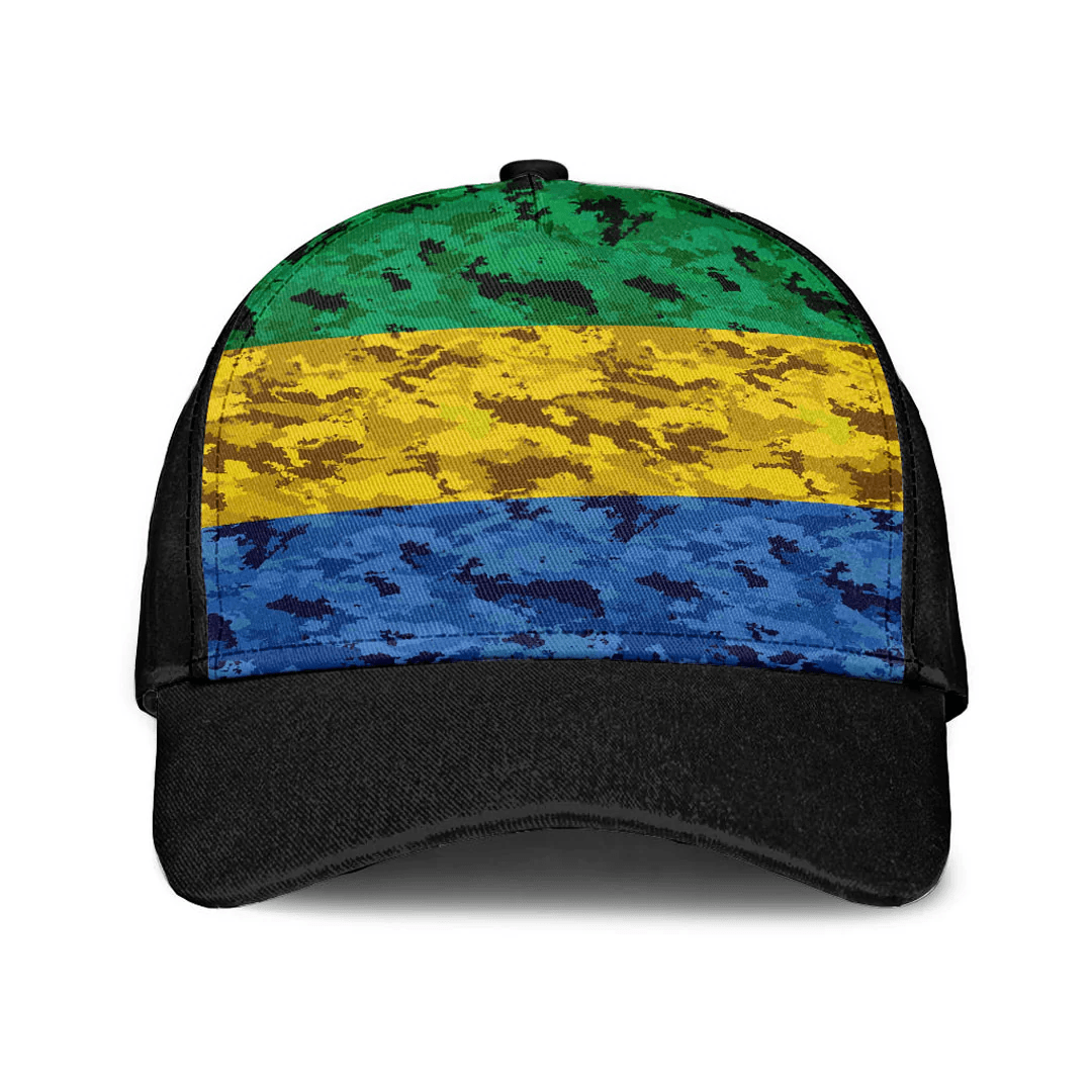 Adeenyc Cap - Gabon Camo Style Classic Cap Baseball Cap Hat Trucker Hats Custom Hats Gifts For Men & Women