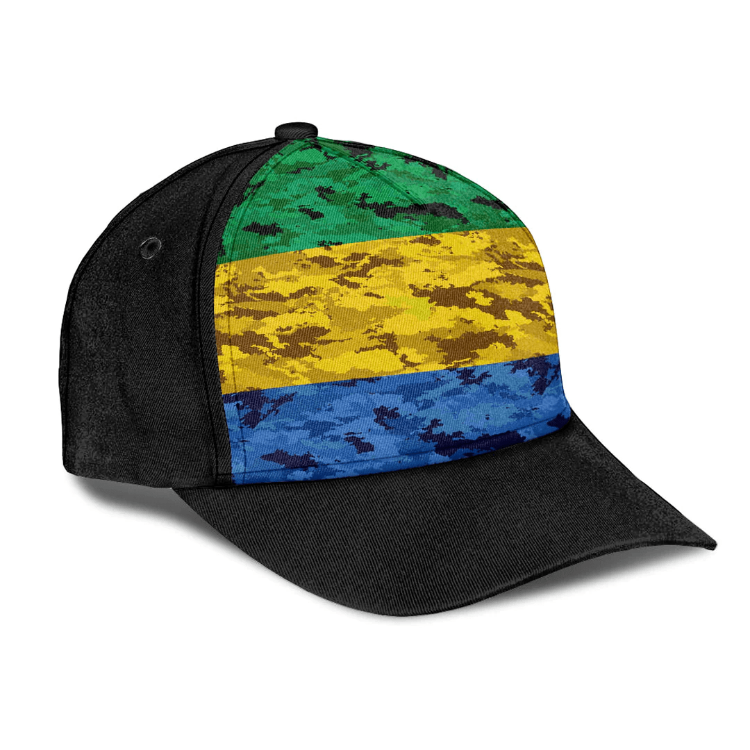 Adeenyc Cap - Gabon Camo Style Classic Cap Baseball Cap Hat Trucker Hats Custom Hats Gifts For Men & Women