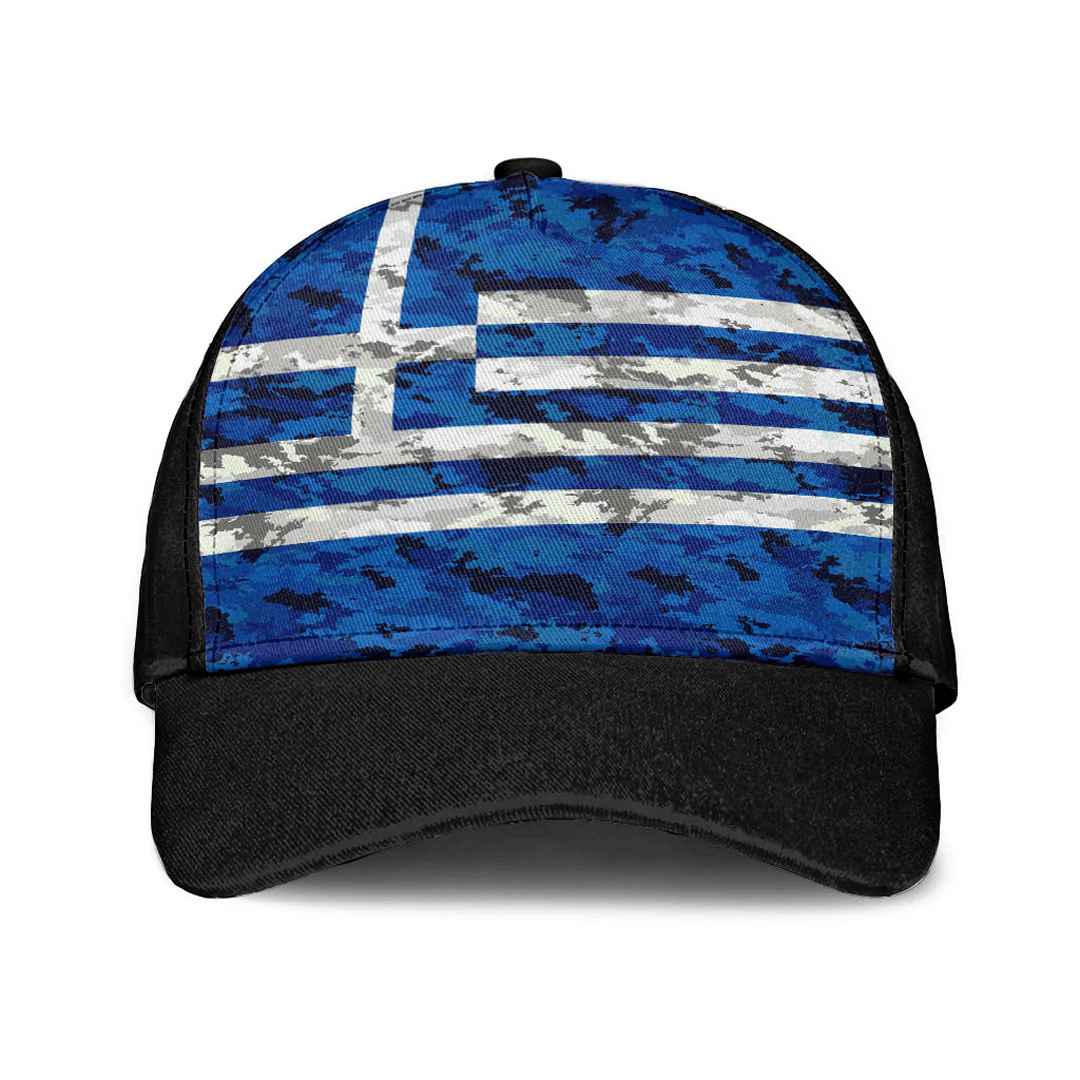 Adeenyc Cap - Greece Camo Style Classic Cap Baseball Cap Hat Trucker Hats Custom Hats Gifts For Men & Women