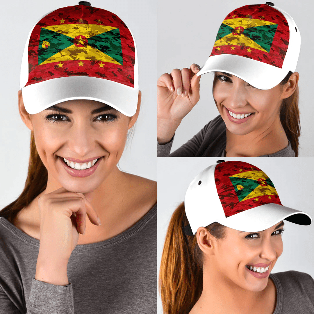 Adeenyc Cap - Grenada Camo Style Classic Cap Baseball Cap Hat Trucker Hats Custom Hats Gifts For Men & Women
