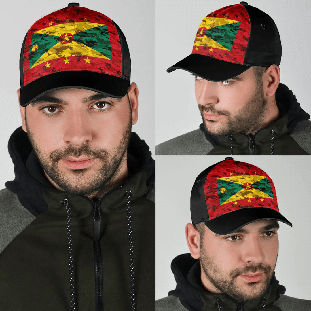 Adeenyc Cap - Grenada Camo Style Classic Cap Baseball Cap Hat Trucker Hats Custom Hats Gifts For Men & Women