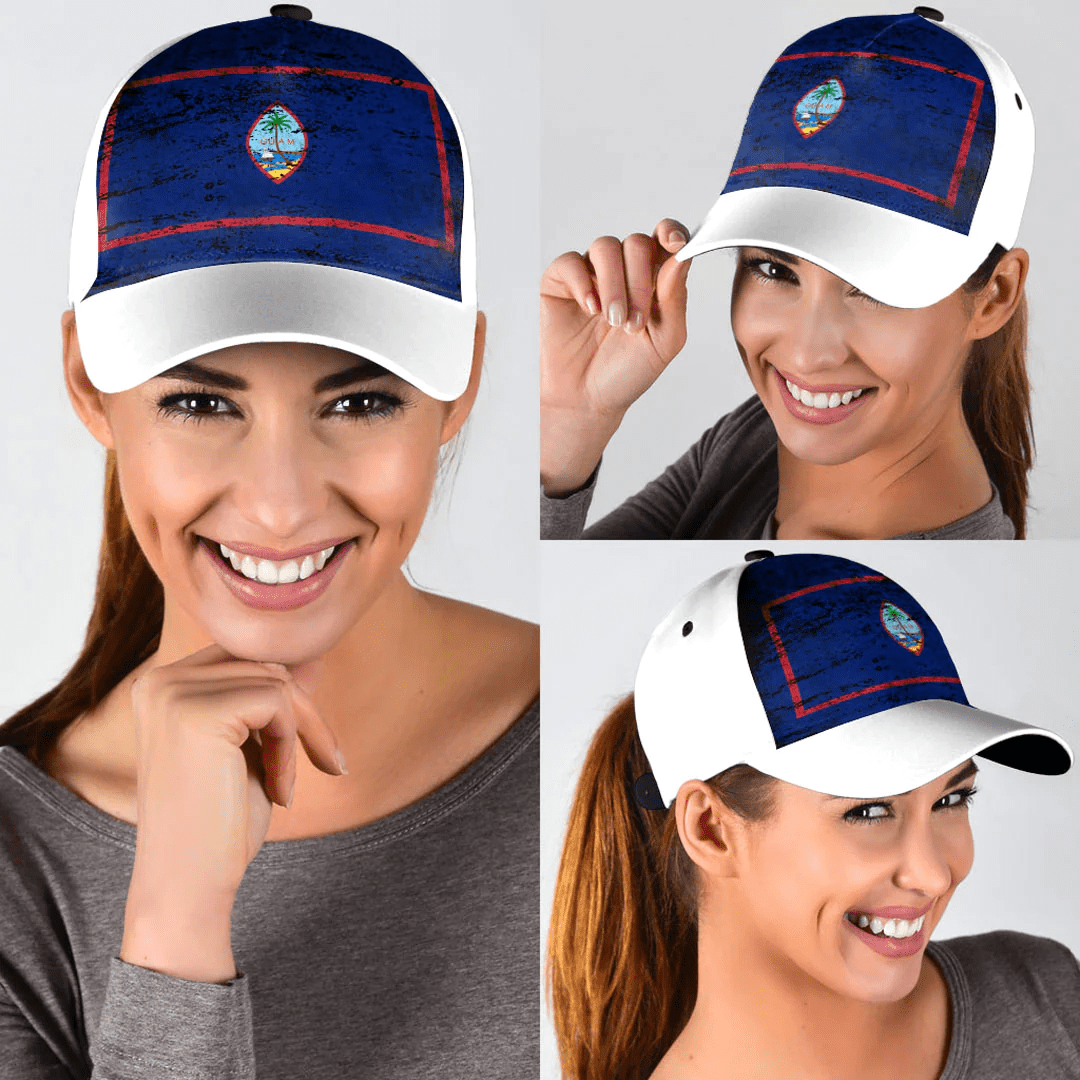 Adeenyc Cap - Guam Special Grunge Classic Cap Baseball Cap Hat Trucker Hats Custom Hats Gifts For Men & Women