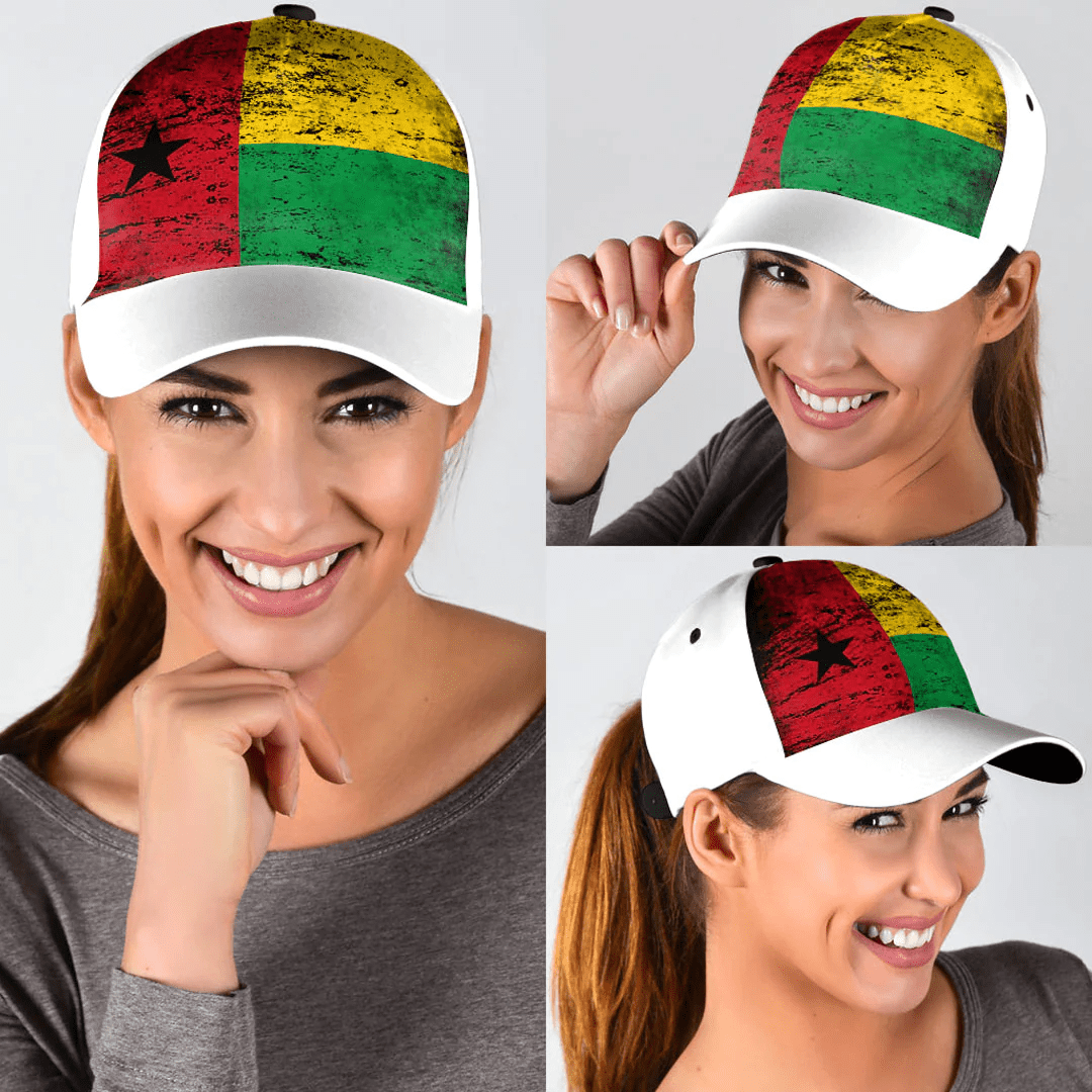 Adeenyc Cap - Guinea Bissau Special Grunge Classic Cap Baseball Cap Hat Trucker Hats Custom Hats Gifts For Men & Women