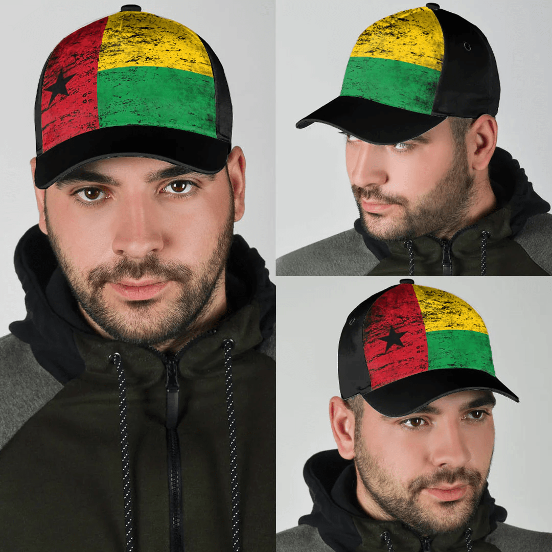 Adeenyc Cap - Guinea Bissau Special Grunge Classic Cap Baseball Cap Hat Trucker Hats Custom Hats Gifts For Men & Women