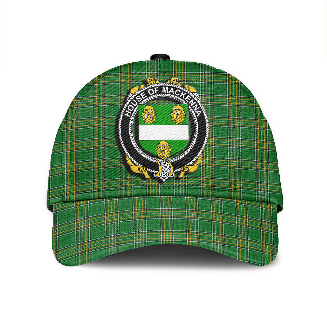 Adeenyc Cap - House of MACKENNA Family Crest Tartan Classic Cap Baseball Cap Hat Trucker Hats Custom Hats Gifts For Men & Women