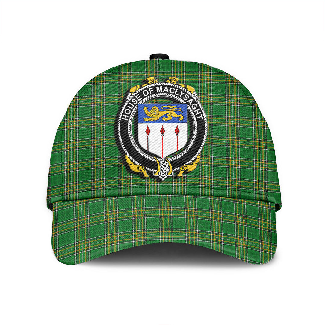Adeenyc Cap - House of MACLYSAGHT Family Crest Tartan Classic Cap Baseball Cap Hat Trucker Hats Custom Hats Gifts For Men & Women