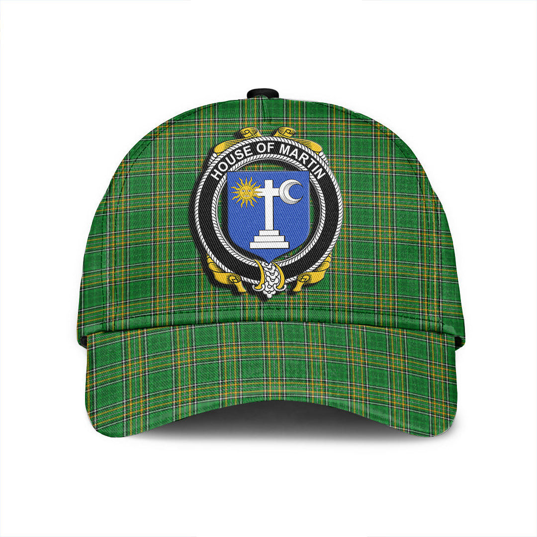 Adeenyc Cap - House of MARTIN Family Crest Tartan Classic Cap Baseball Cap Hat Trucker Hats Custom Hats Gifts For Men & Women