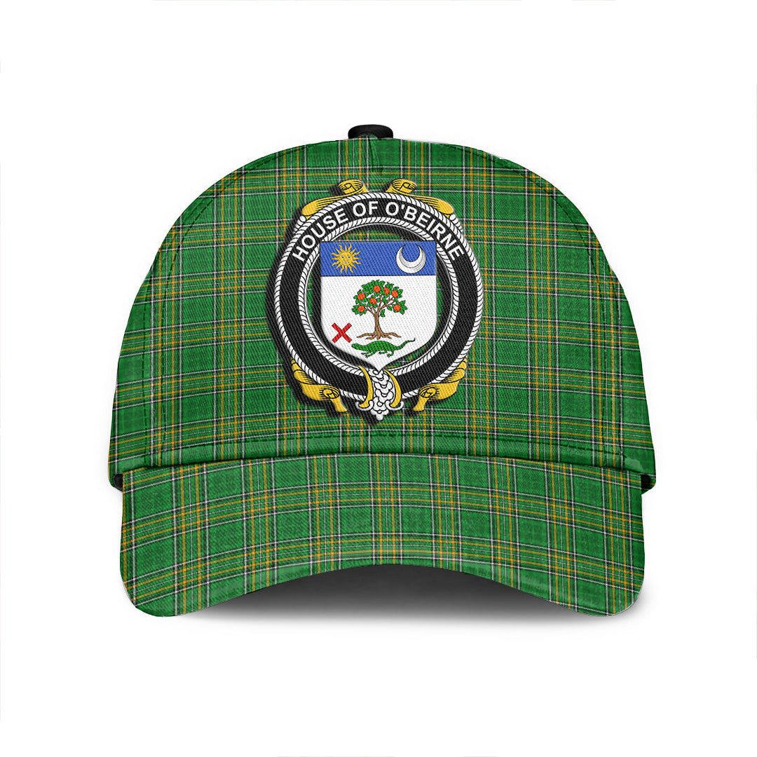 Adeenyc Cap - House of O BEIRNE Family Crest Tartan Classic Cap Baseball Cap Hat Trucker Hats Custom Hats Gifts For Men & Women